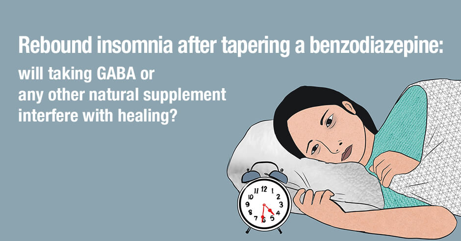 rebound insomnia after tapering