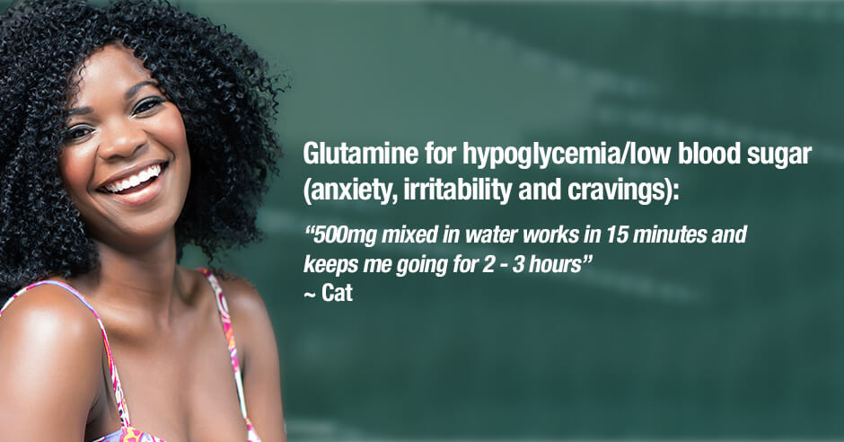 glutamine and hypoglycemia